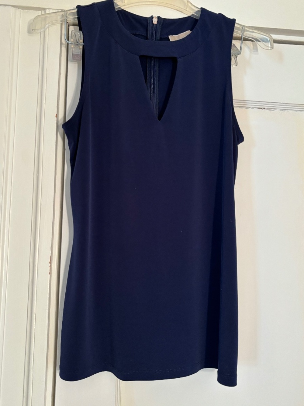 Michael Kors Sleeveless Key Hole Top Blouse